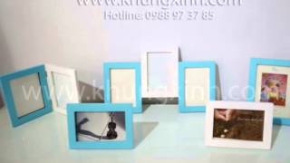 Khung Trang Trí Tiệc Cưới Màu Xanh Biển