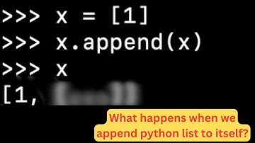 Appending a List to Itself in Python
