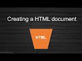 Html  creating a html filedocument