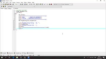 Video program menghitung diskon menggunakan aplikasi C++