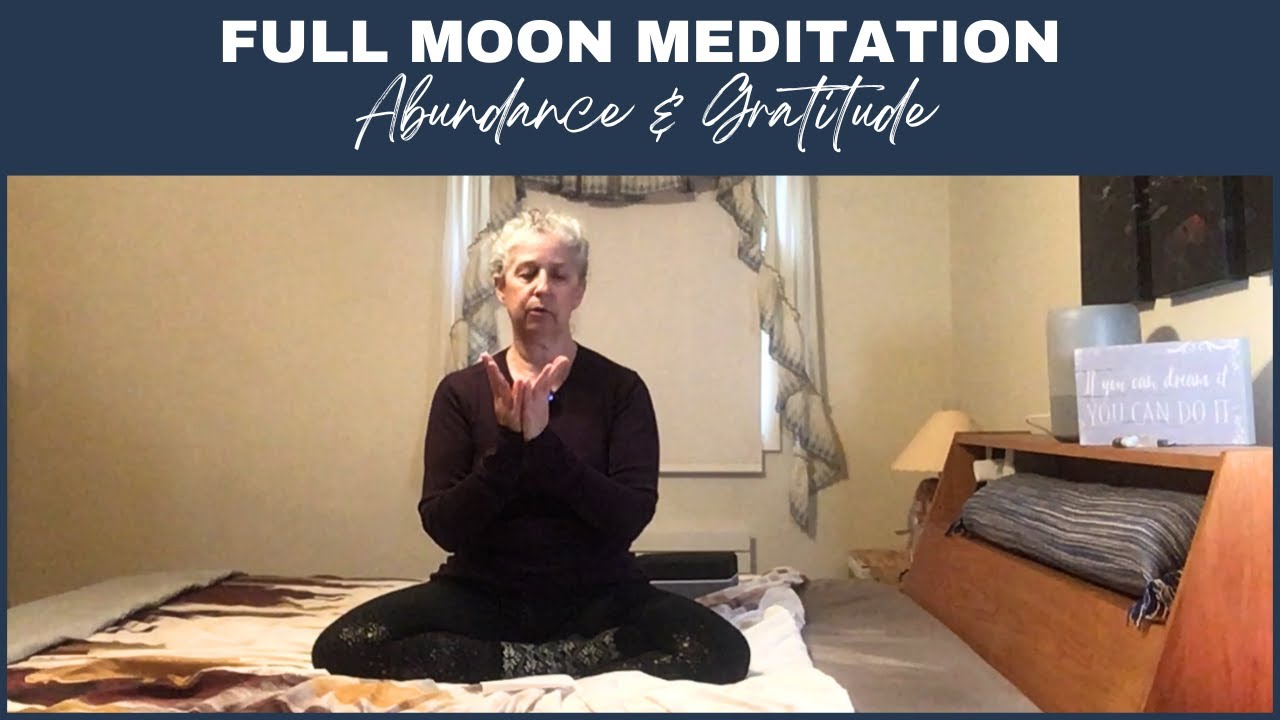 Full Moon Healing Meditation for Abundance & Gratitude | Calming Meditation