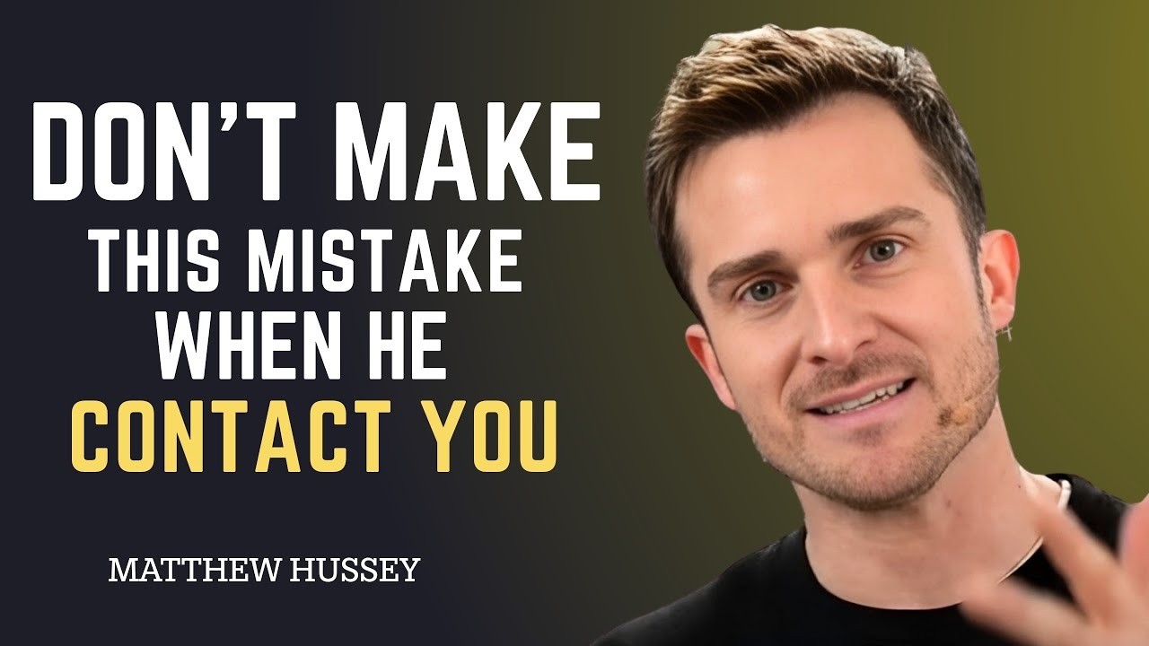 Trust Your Instincts! Don’t Make This Mistake When He Contacts You | Matthew Hussey Motivational