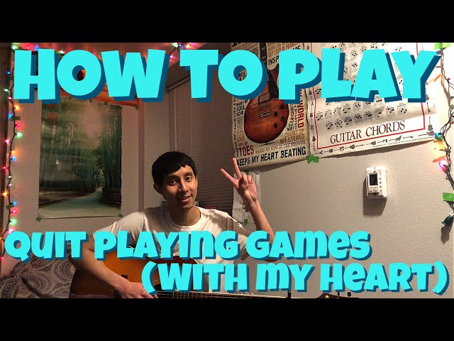 Quit Playing Games (With My Heart) Sheet Music - 9 Arrangements Available  Instantly - Musicnotes