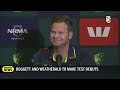 'Who's seen Mastermind?' 🤣 Smith ROASTS Panesar as Aussies unveil two rookies 👀 | Fox Cricket