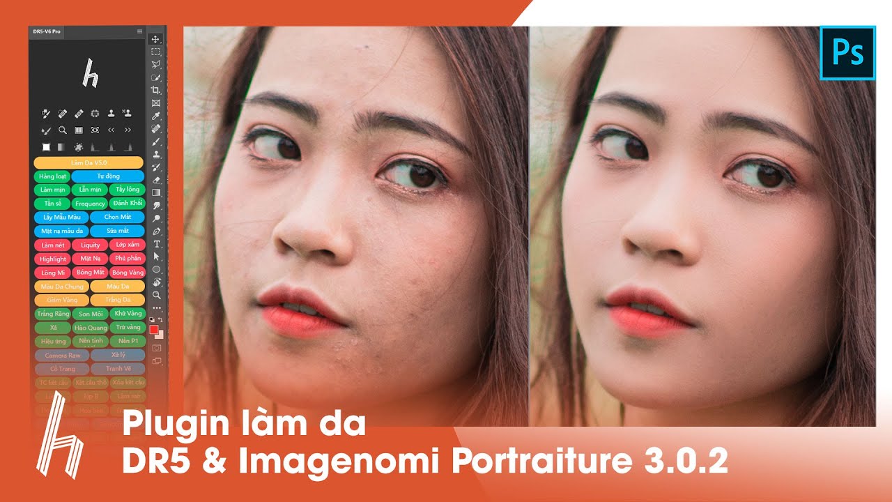 plugin คือ 2022 Plugin làm da DR5 \u0026 Imagenomi Portraiture 3.0.2