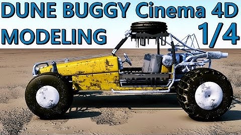 FAR CRY 3 INSPIRED BUGGY 3D MODELING IN CINEMA 4D 🚗 | PART 1 OF 4