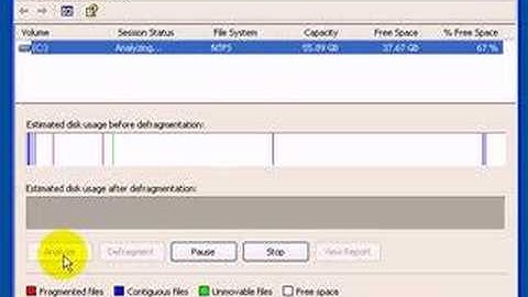 Defragging your Hard Drive