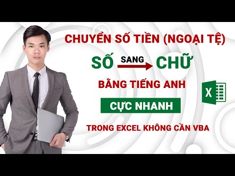 Video Cách chuyển số tiền (ngoại tệ) từ Số sang Chữ bằng... - youtube