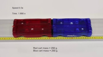 Momentum Demonstration: Inelastic Collision with Equal Masses