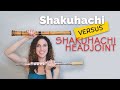 Shakuhachi vs shakulute shakuhachi headjoint for silver flute