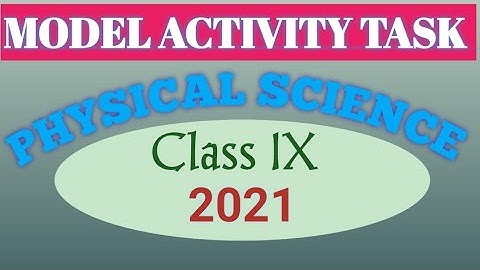 WBBSE :Model Activity Task Physical Science Class 9 @tryphysics