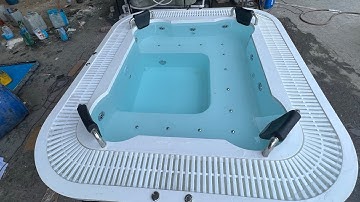 Overflow spa fixing of Jaccuzi above ground