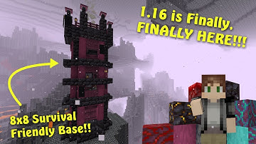 Nether Base Tutorial!!! 1.16 (8x8)