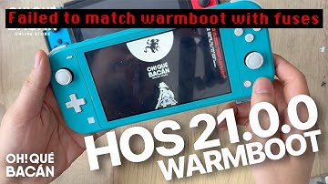 ATMOSPHERE 21.0.0 | SOLUCIONA ERROR WARMBOOT EN EMUNAND | FAILED TO MATCH WARMBOOT WITH FUSES