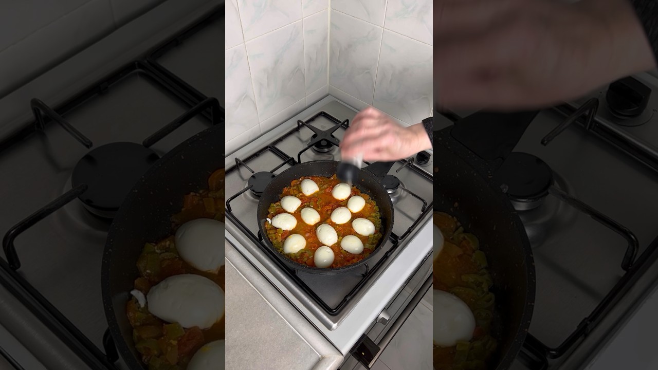 Sebzeli Yumurta Kapama ????#yemek #yemektarifleri #ramazan #breakfast #iftar