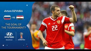 Artem DZYUBA goal vs Egypt | 2018 FIFA World Cup | Hyundai Goal of the Tournament Nominee