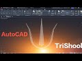 TriShool Drawing || AutoCAD design || AutoCAD for Beginners || 