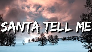 Ariana Grande - Santa Tell Me (Lyrics) [4k]