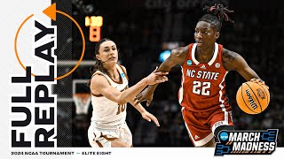 nc state vs. texas - 2024 ncaa women's elite eight | full replay