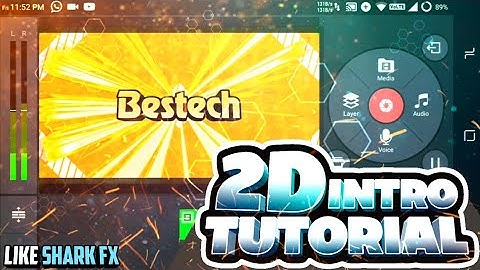 How to Make 2D Intro on Android | Like Sharkfx | Sharkfx Intro on Android | Kinemaster/PowerDirector