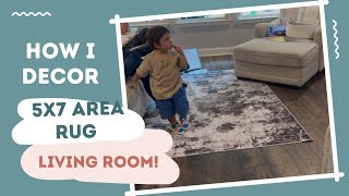 Styling this Are Rug - 2x7 Runner Rug for Hallway, Washable Modern Abstract Runner Rugs Neutral Soft