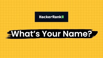 Hackerrank Solution | What