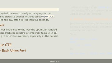 Improving Performance of CTEs Using UNION ALL in MySQL Queries