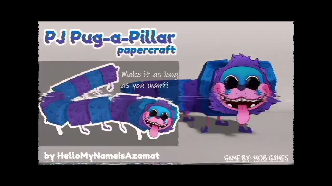 PJ Pug-a-Pillar papercraft by HellomynameisAzamat on DeviantArt