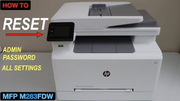 HP Color LaserJet Pro MFP M283FDW Printer HARD Reset.