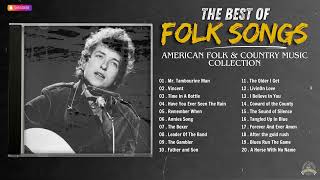 American Folk & Country Music Collection👒 Classic Folk Songs 60's 70's 80's Playlist