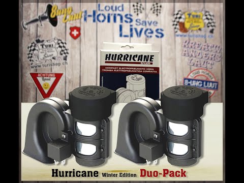 Marco Kompressorhorn Horn Hurricane 12 Volt