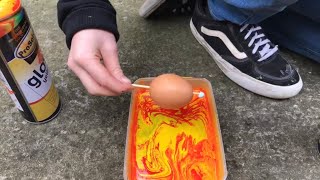 Hydro dipping eggs