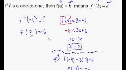 Finding an Inverse Function Value given a Formula