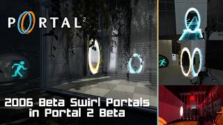 Swirl Portals in Portal 2 Beta