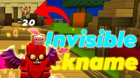How To Get Invisible Name?! 😱🤯 | Blockman Go