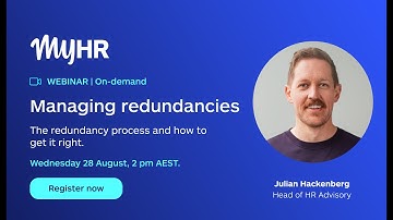 Managing redundancies in Australia