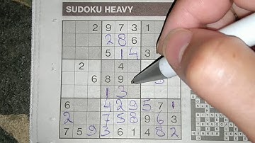 Today a pleasant Heavy Sudoku puzzle! (with a PDF file) 07-19-2019 part 2 of 2