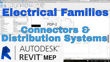 How to create Electrical Family Connectors and Distribution Systems in Revit MEP