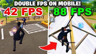 This Simple Trick DOUBLES Your FPS on Fortnite Mobile (New Method)