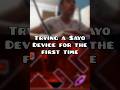 Trying a Sayo Device for the first time #geometrydash #gd #gaming #gamingshorts #geometrydashplayer