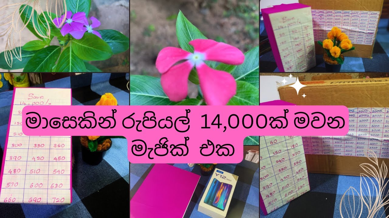 මාසෙකින් රු 14,000  මවන රහස 🤑||💵💰Money saving||💰Money challenge ||Life with yasha