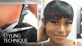 How to: Make Pixie Cut|| VICHER La Belle