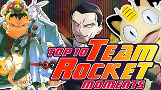 Top 10 Team Rocket Moments  - TheCartoonGamer