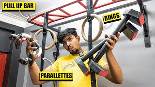 Best & Cheap Equipments for Home Workout & Calisthenics! Pull up bars, parallettes , Gymnastic rings