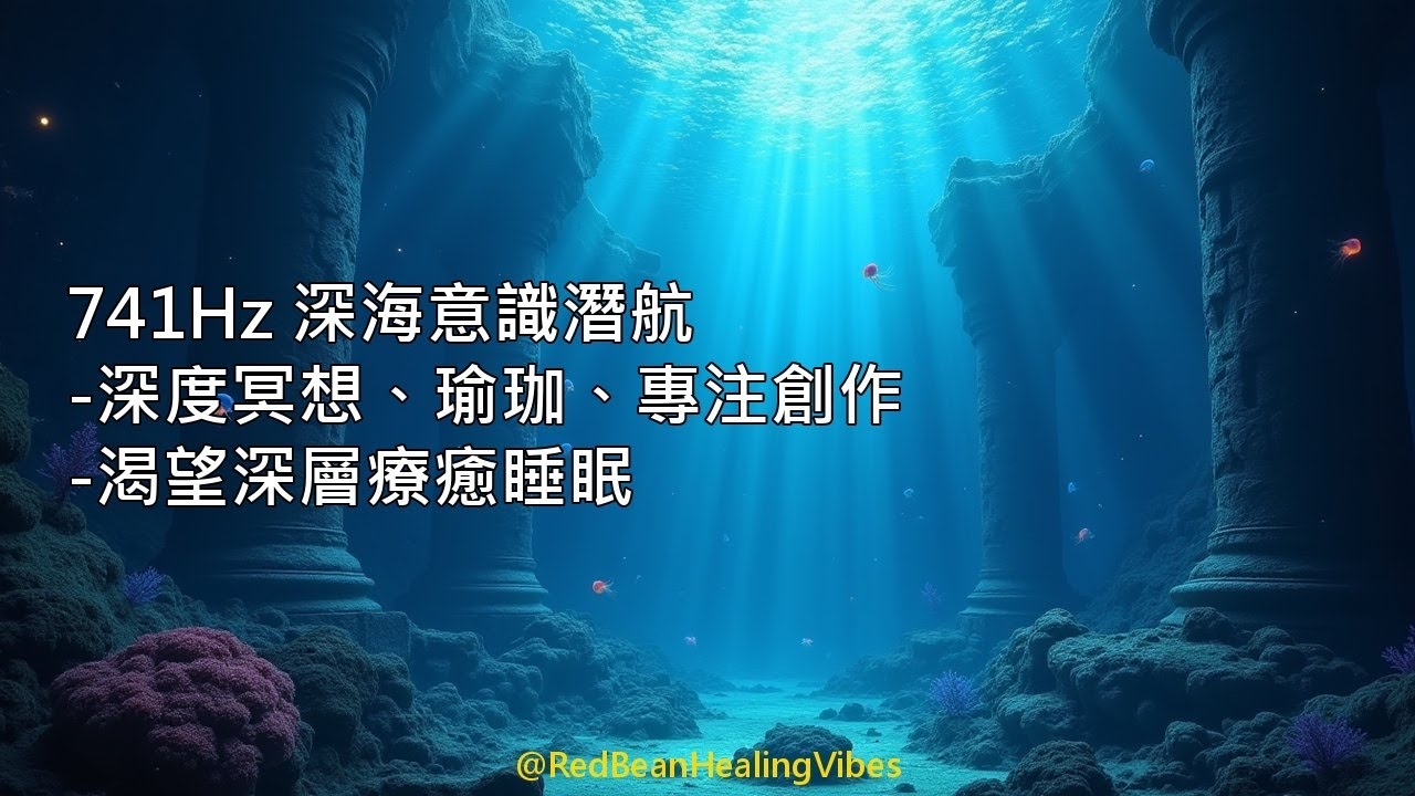 741Hz 深海意識潛航｜遺落的亞特蘭提斯之心 ✧ Cleanse Aura & Awaken Intuition ✧ Lost Atlantis Healing Frequencies