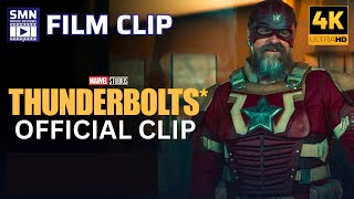THUNDERBOLTS | Who's This Old Santa Film Clip (2025) | Florence Pugh, Sebastian Stan