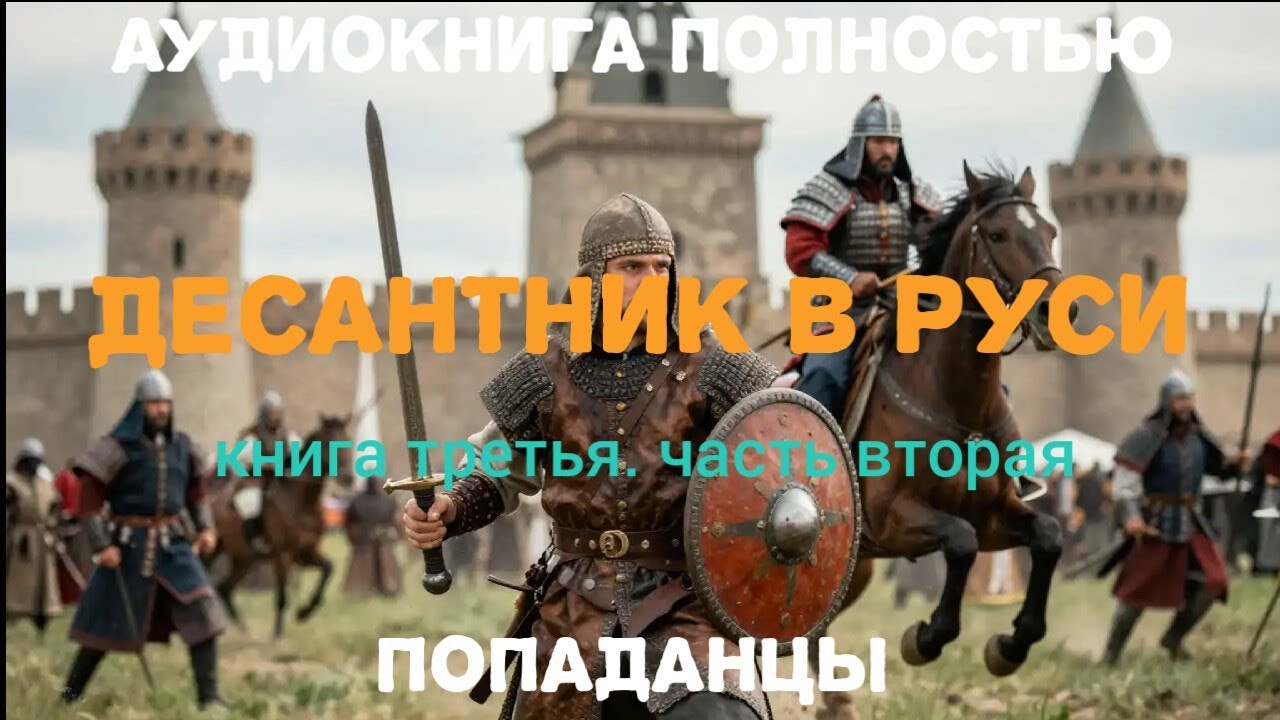 Аудиокнига полностью. Десантник в Руси. Книга третья. Часть вторая / попаданцы 