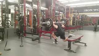 BB RFE Split Squat Iso