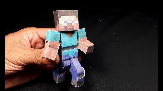 Papercraft Steve Minecraft - Papelbox