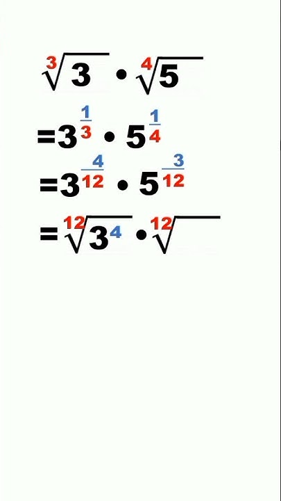 How to Multiply Radicals ( different radicands and indices) - YouTube